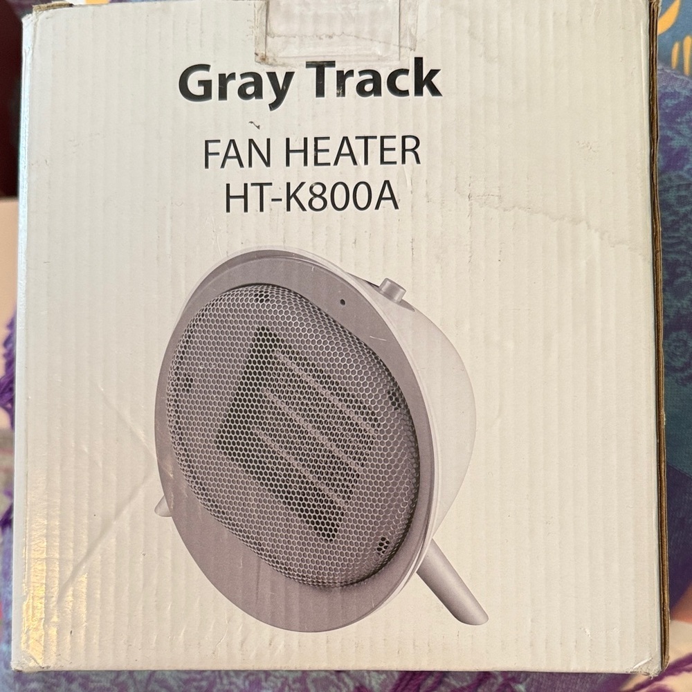 Gray Track Fan Heater HT-K800A